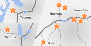View map of locations